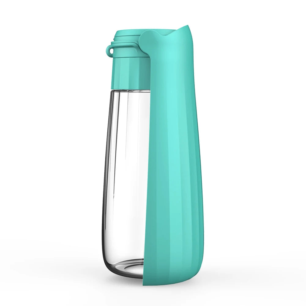 Draagbare Honden Waterfles 550ml | Lekvrije Reisdrinkbak voor Honden