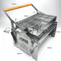 Roterende Flip Houtskool BBQ Grill | Outdoor Gaas Barbecue voor Camping & Tuin