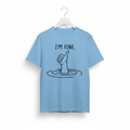 I'm Fine T-shirt Productfoto